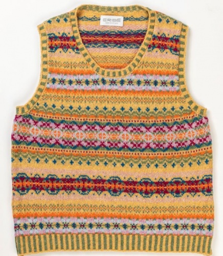 Eribe Westray Fairisle Vest Foxhollow